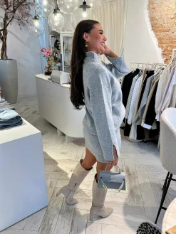 Online Alice Knitted Set Light Grey Sets