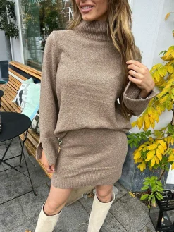Shop Alice Knitted Set Taupe Sets