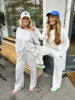 Fashion Alice Soft Comfy Set Off White Tops & Blousjes