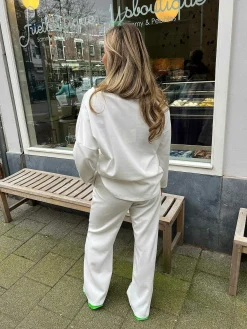 Fashion Alice Soft Comfy Set Off White Tops & Blousjes
