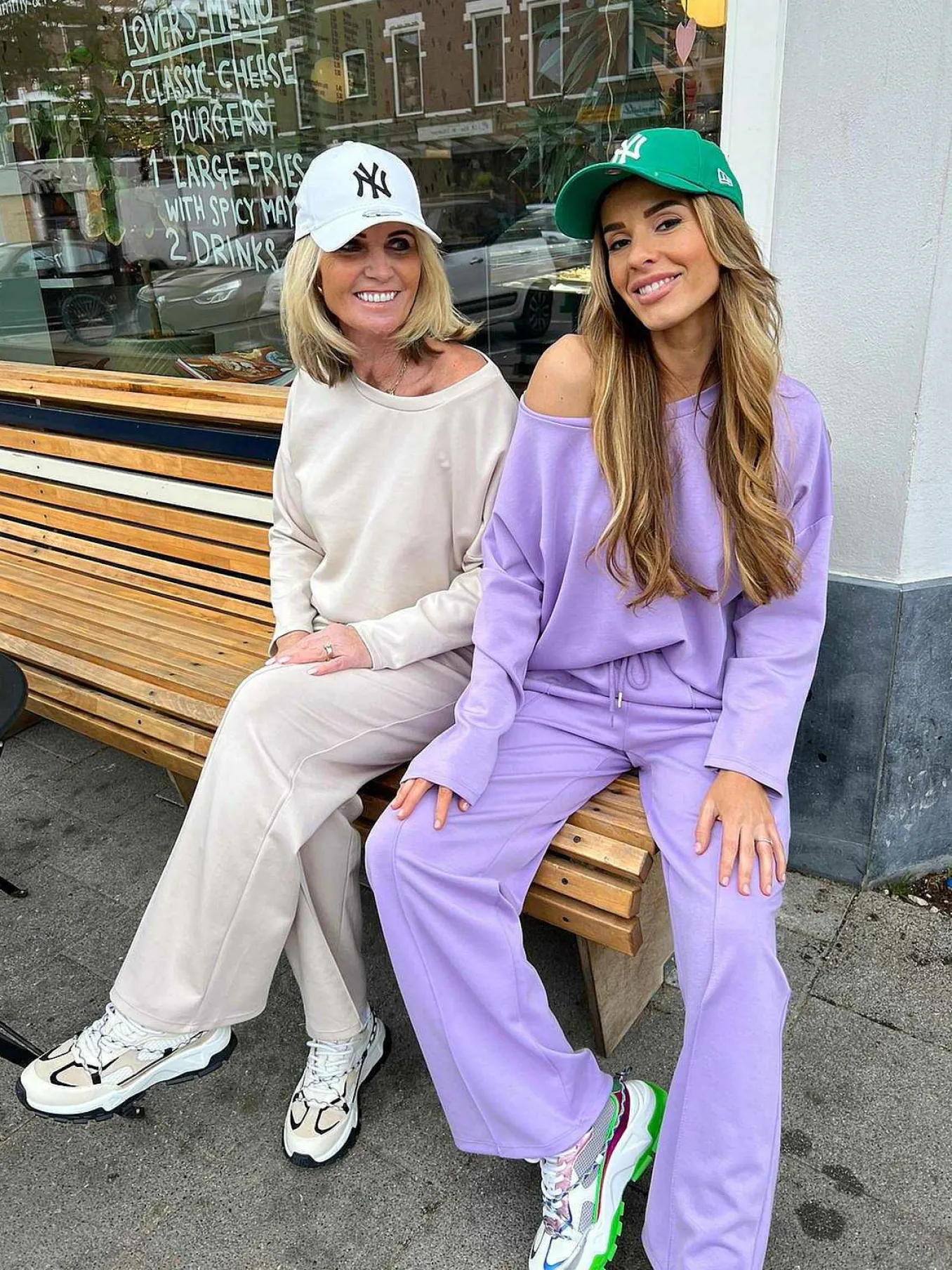 Flash Sale Alice Soft Comfy Set Purple Tops & Blousjes