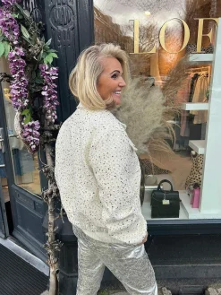 Sale Alison Sequin Jacket Beige Jassen