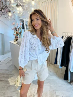 Store Anna Broderie Blouse Tops & Blousjes