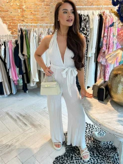 Store Annabel Jumpsuit Off White Jumpsuits