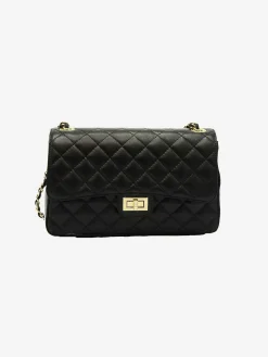 Flash Sale Audrey Bag Black & Gold Medium Tassen