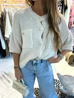 Flash Sale Aya Vest Beige Vesten