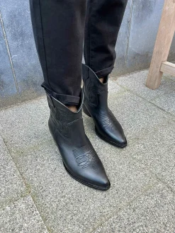 Best Sale Babouche Anouk Western Boots Black Laarzen