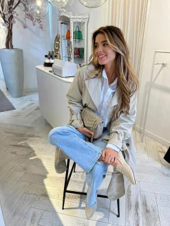 Cheap Babouche Loafers All Over Studs Beige Loafers