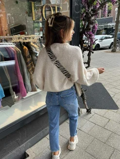 Cheap Bag Strap Zebra Beige Riemen