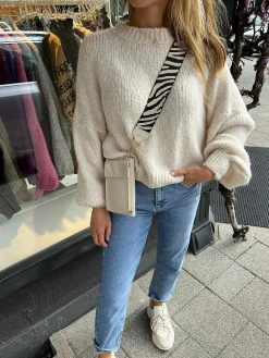 Cheap Bag Strap Zebra Beige Riemen