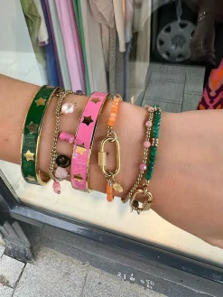 Best Sale Bangle Bracelet Green Armbanden