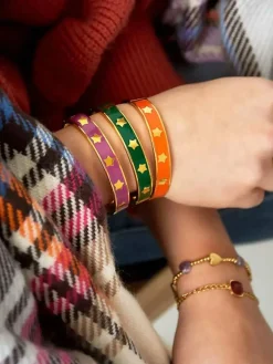 Best Sale Bangle Bracelet Green Armbanden