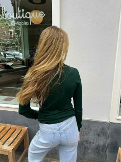 Discount Basic Col Petrol Tops & Blousjes