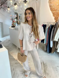 Hot Belle Bow Set Beige Sets