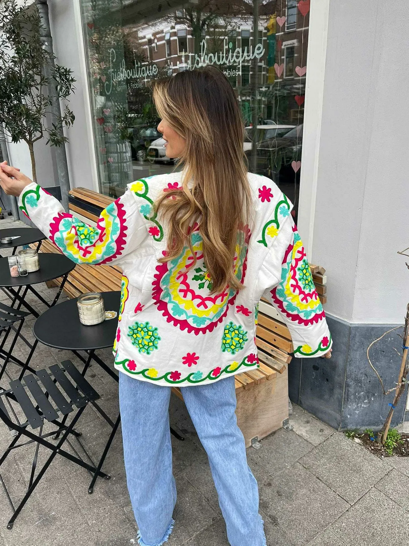 Flash Sale Bilboa Pattern Jacket Off White Jassen