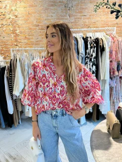 Best Blaire Blouse Fuchsia Tops & Blousjes