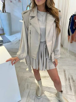 Cheap Bronx Groov-Y Chelsea Boots Beige Laarzen