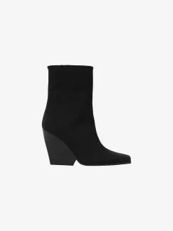 Best Bronx Maliboo Textured Heels Black Laarzen