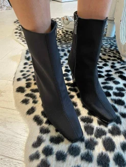 Best Bronx Maliboo Textured Heels Black Laarzen