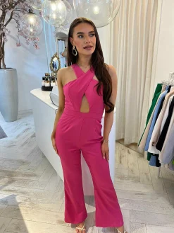 Discount Cassie Jumpsuit Pink Jumpsuits