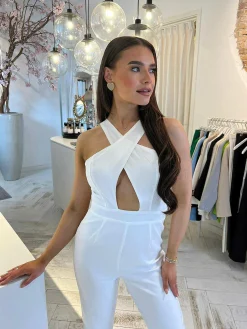 Fashion Cassie Jumpsuit White Jumpsuits