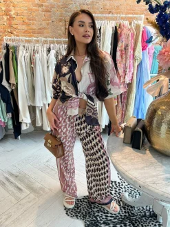 Flash Sale Cato 2 Delig Set Navy & Beige Sets