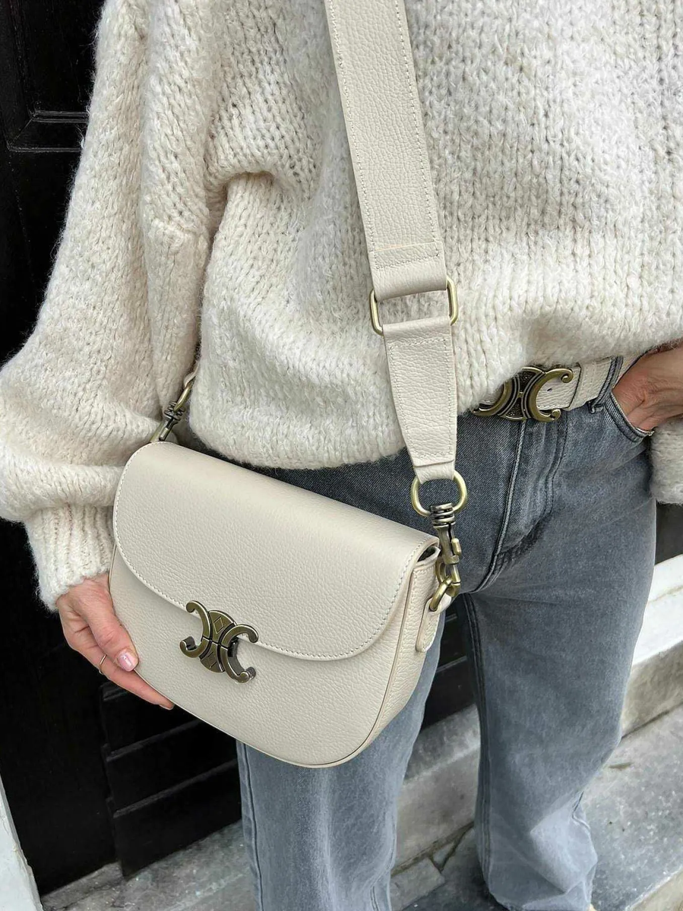 Online Cece Bag Beige Tassen