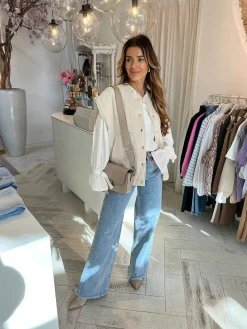 Clearance Cece Square Bag Taupe Tassen