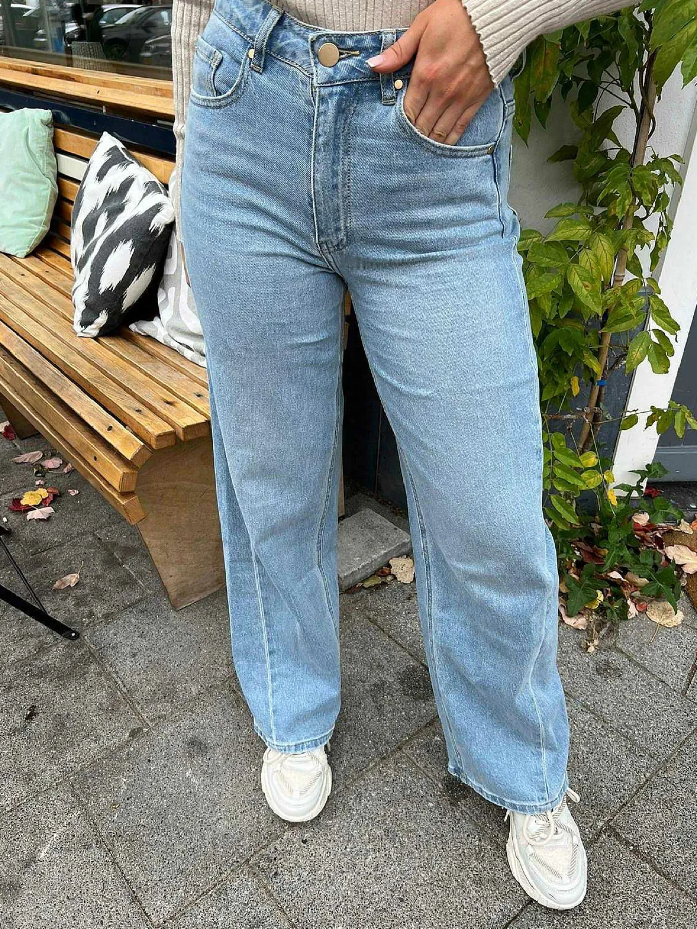 Flash Sale Chlo Wide Fit Jeans Blue Broeken