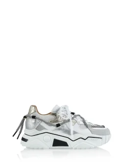 Clearance Dwrs Jupiter Sneakers Silver & Gold Sneakers