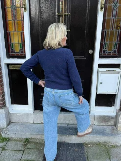 Best Sale Eemy Cardigan Denim Blue Vesten