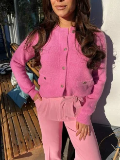 Sale Eemy Cardigan Pink Vesten