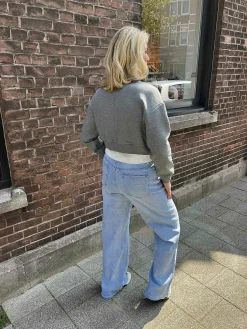 Flash Sale Ellie Cropped Jacket Grey Jassen