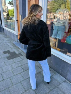 Online Emily Teddy Coat Black Jassen