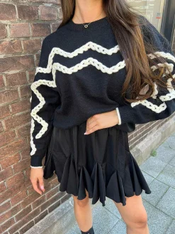 Sale Evi-Lynn Skirt Black Rokken