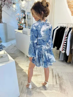 Cheap Fenna Inspired Dress Navy Jurken