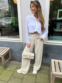 Best Sale Fleur Linen Pants Broeken