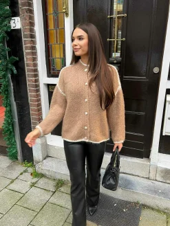 Best Gabi Vest Camel Vesten