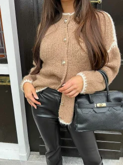 Best Gabi Vest Camel Vesten