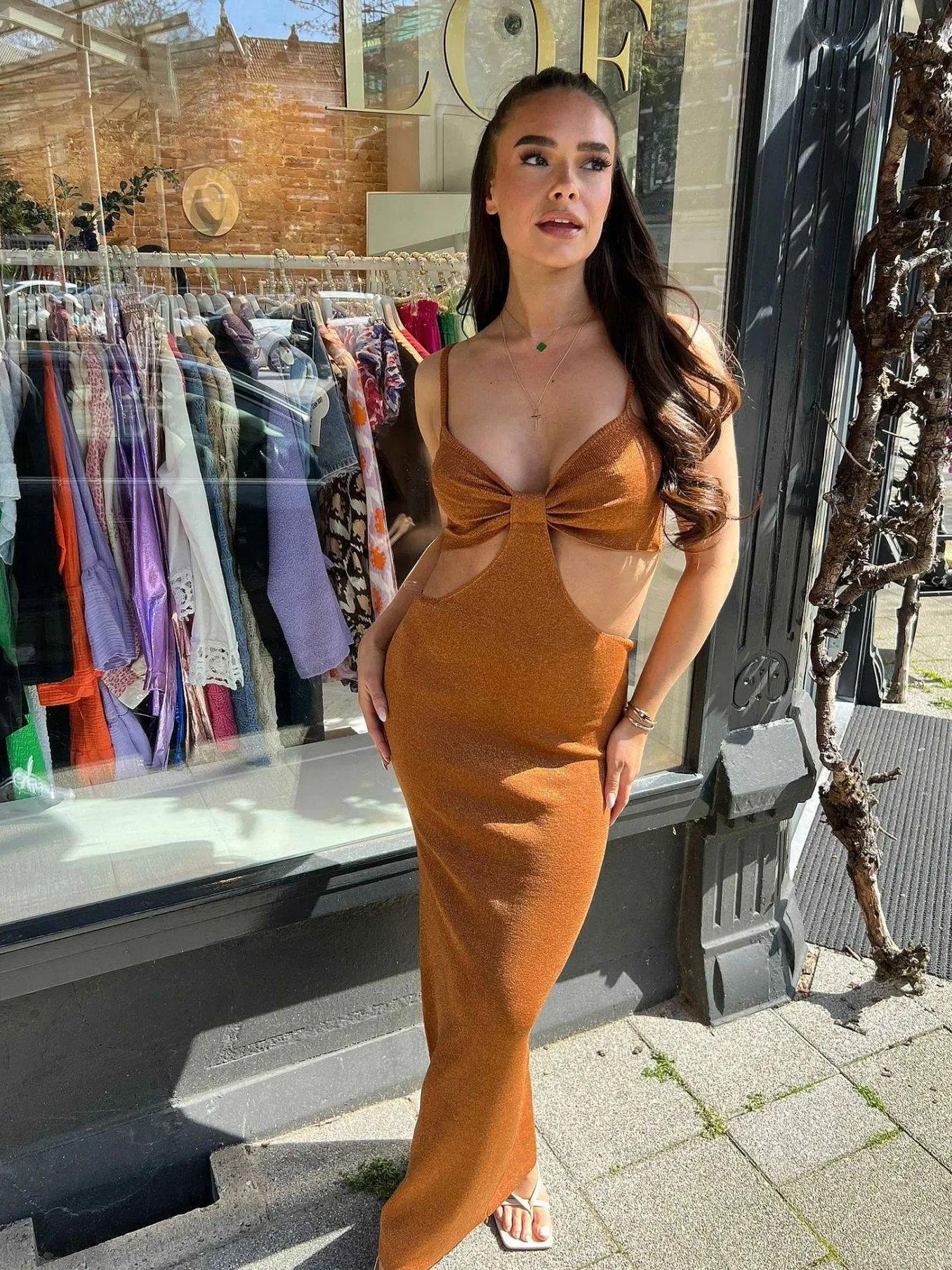 Flash Sale Gabriella Maxi Dress Terracotta Jurken