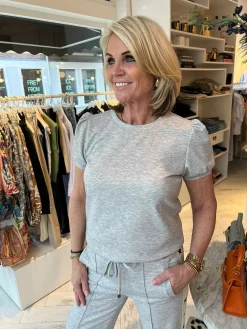 Store Ginny Star Jogging Top Grey Tops & Blousjes