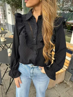 New Gracy Blouse Black Tops & Blousjes