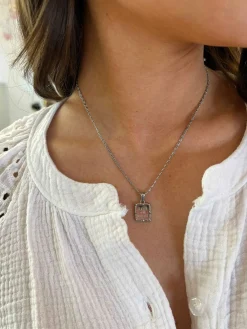 Hot Head Up Necklace Silver Kettingen