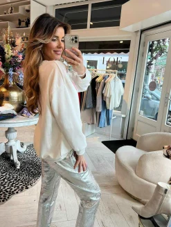 Hot Ibiza Sweater Off White Truien