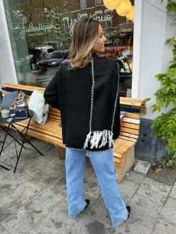 Store Inspired Blanked Jacket Black Vesten