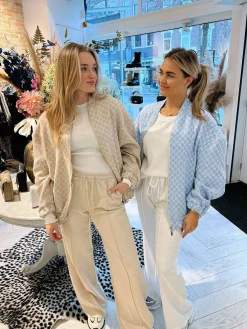 Sale Inspired Bomber Jacket Light Blue Jassen