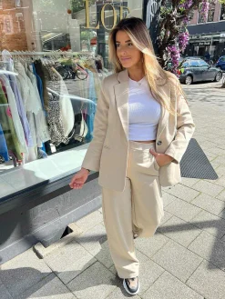 Discount Jog Suit Set Beige Sets