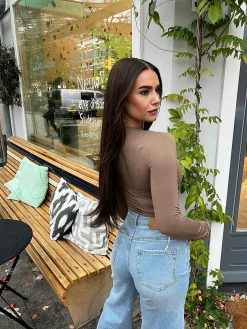 Sale Juna Long Sleeve Body Choco Body's