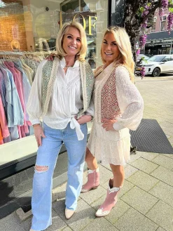 Cheap Katie Blouse White Tops & Blousjes