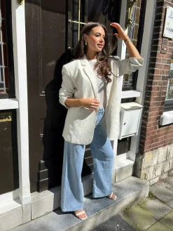 Best Sale Lara Blazer Off White Blazers